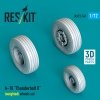 RESKIT RS72-0541 A-10 Thunderbolt II (weighted) wheels set (3D Printed) (1/72)
